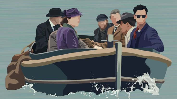 Barco-no-mar-grupo-em-silêncio-tenso-atmosfera-de-mistério-e-desconfiança